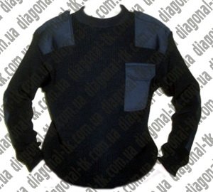 Свитер охранника с круглой горловиной Свитер охранника с круглой горловиной