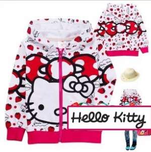 Кофта Hello kitty на замке Кофта Hello kitty на замке
