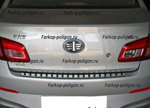 Накладка на задний бампер FAV V5 (седан) c 2013 г. Накладка на задний бампер FAV V5 (седан) c 2013 г.