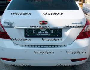Накладка на задний бампер Geely Emgrand EC7 (седан) c 2011 г. Накладка на задний бампер Geely Emgrand EC7 (седан) c 2011 г.