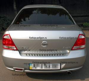 Накладка на задний бампер Nissan Almera Classic с 2006 г. Накладка на задний бампер Nissan Almera Classic с 2006 г.