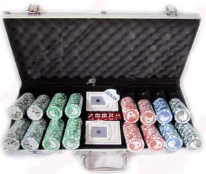 Набор для игры в Покер 400 фишек с номиналом