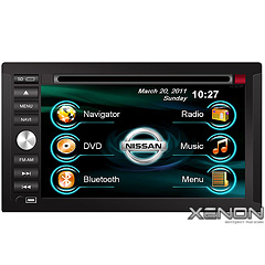 Штатная магнитола с GPS для Nissan Qashqai RoadRover Штатная магнитола с GPS для Nissan Qashqai RoadRover