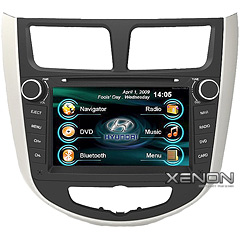 Штатная магнитола с GPS для Hyundai Accent RoadRover Штатная магнитола с GPS для Hyundai Accent RoadRover