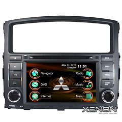 Штатная магнитола с Интернет, GPS для Mitsubishi Pajero Wagon Штатная магнитола с Интернет, GPS для Mitsubishi Pajero Wagon