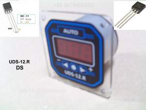 Терморегулятор, UDS-12.R DS, -55 до +125°С, выносной датчик точность 0,1 С термореле термос Терморегулятор, UDS-12.R DS, -55 до +125°С, выносной датчик точность 0,1 С термореле термос