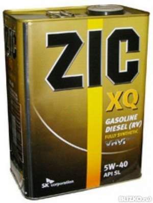 ZIC XQ 5W-40 синт. (4Л) ZIC XQ 5W-40 синт. (4Л)