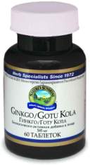 Гинкго-Готу Кола экстракт (Ginkgo/Gotu Kola) NSP Гинкго-Готу Кола экстракт (Ginkgo/Gotu Kola) NSP