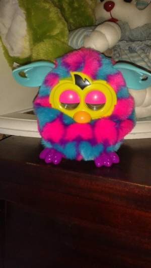 Furby boom Hasbro Pink & Blue Hearts Furby boom Hasbro Pink & Blue Hearts