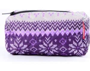 Косметичка POOLPARTY cosmetic-snowflakes-violet Косметичка POOLPARTY cosmetic-snowflakes-violet