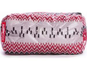 Косметичка POOLPARTY cosmetic-snowflakes-red Косметичка POOLPARTY cosmetic-snowflakes-red