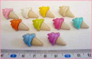 Пуговки Мороженое (10 шт.)
