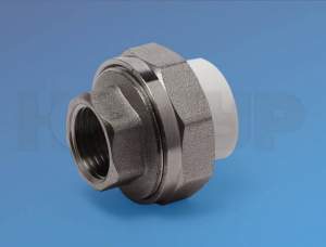 PPR Американка муфтовая ВР усил DD 20,25,32,40,50,63 (1,1/2,3/4)КОНТУРР PPR Американка муфтовая ВР усил DD 20,25,32,40,50,63 (1,1/2,3/4)КОНТУРР