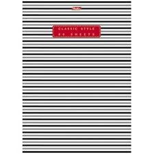 Тетрадь общая А4, 80 л. на скобе HATBER «Classic Style», 200×297 мм, клетка, РФ Тетрадь общая А4, 80 л. на скобе HATBER «Classic Style», 200×297 мм, клетка, РФ