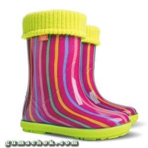 Гумові чобітки Demar Hawai Вертикальні Смужки