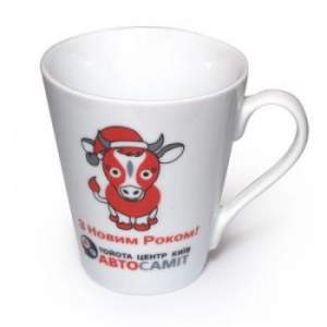 Чашка конус с печатью