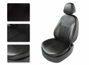 Чехлы CarFashion для сидений HYUNDAI Tucson III (2015-2021) черный/черный/черный 21258666