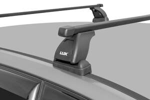 Багажник «LUX» с дугами 1,2м прямоуг.Mercedes-Benz B-classe W246 (2011-2018) со штатными местами
