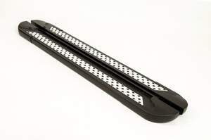 Пороги-подножки VISION Black 183см для JEEP Grand Cherokee IV WK2 (2011-2022) (алюминий+пластик) от ERKUL Пороги-подножки VISION Black 183см для JEEP Grand Cherokee IV WK2 (2011-2022) (алюминий+пластик) от ERKUL
