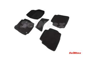 Коврики в салон текстильные SeiNtex 3D FORD MONDEO IV (овальный крепеж) (2007-2010) черные Коврики в салон текстильные SeiNtex 3D FORD MONDEO IV (овальный крепеж) (2007-2010) черные