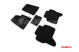 Коврики в салон текстильные SeiNtex 3D MITSUBISHI PAJERO IV (2006-н.в) черные Коврики в салон текстильные SeiNtex 3D MITSUBISHI PAJERO IV (2006-н.в) черные
