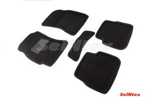 Коврики в салон текстильные SeiNtex 3D SUBARU FORESTER III (2008-2012) черные