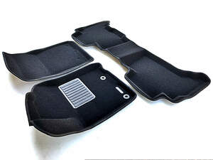 Коврики в салон текстильные Euromat 3D Business TOYOTA LC Prado 150 (1/2рестайлинг 2013-н.в.) (с креп.) черные