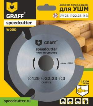 Диск по дереву для болгарки Graff Speedcutter