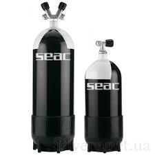 Баллон Seac Sub 18 литров 232 bar (c 1 вых.), черный (0650018003015A)