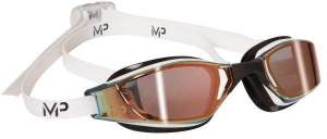Окуляри для плавання Michael Phelps Xceed WH/BLK L/MR-GD (139090)