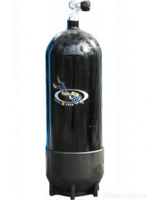 Баллон Faber 15 литров 232 bar (c 1 вых.), черный (187042)