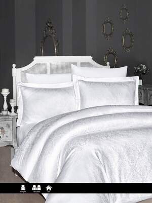Постільна білизна із сатину First Choice Misra Beyaz