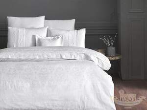 Однотонна постільна білизна First Choice April Krem