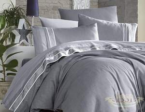 Однотонна постільна білизна First Choice Imaj Gri