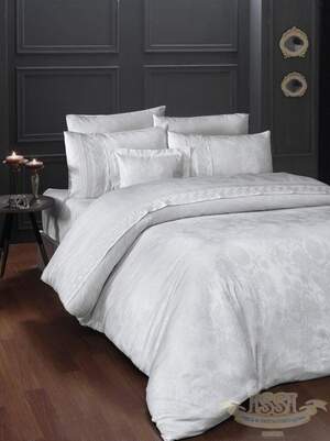 Однотонна постільна білизна First Choice Buhara beyaz