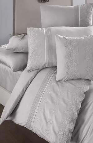 Однотонна постільна білизна First Choice Stella Sampanya