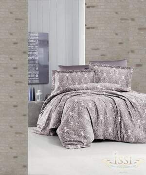 Постільна білизна із сатину First Choice Delmor Leylak