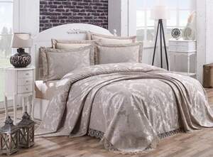 Покривало на ліжко Gardine's Diana Бежевий