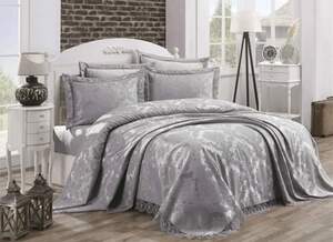 Покривало на ліжко Gardine's Diana Сірий