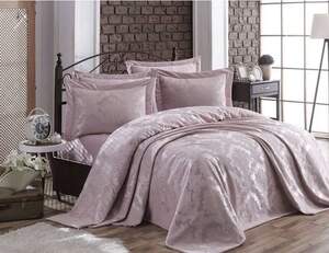 Покривало на ліжко Gardine's Ezgi Пудра