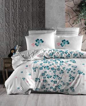 Постільна білизна ранфорс First Choice Chance Turquoise