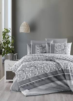 Постільна білизна ранфорс First Choice Gianna Grey