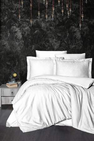 Постільна білизна із сатину First Choice Sare White