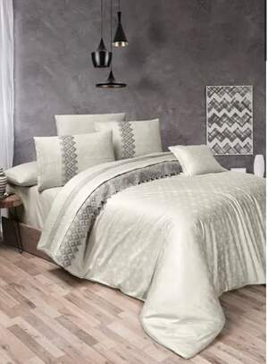 Однотонна постільна білизна First Choice Latina Beige