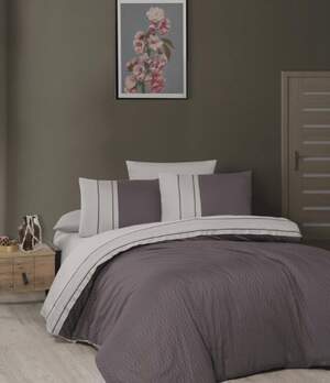 Постільна білизна First Choice Chackers Duet Lilac & beige