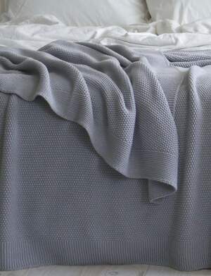 Покрывало LA MODNO Corn Sky gray 220х240