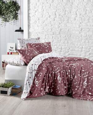 Постільна білизна First Choice Major Dark Red