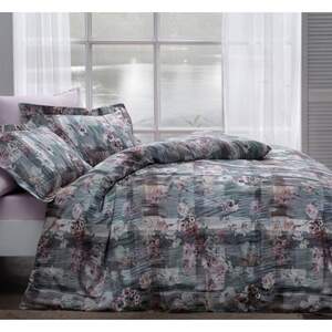 Постільна білизна сатин TIVOLYO HOME Paprika євро розмір