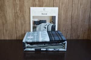 Фланелева постільна білизна First Choice HAPPYNESS Green