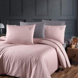 Постільна білизна з сатину First Choice Timeless powder євро